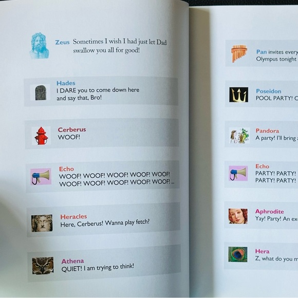 Mythlopedia Oh My Gods Scholastic Greek Mythology Paperback Book - Picture 3 of 14